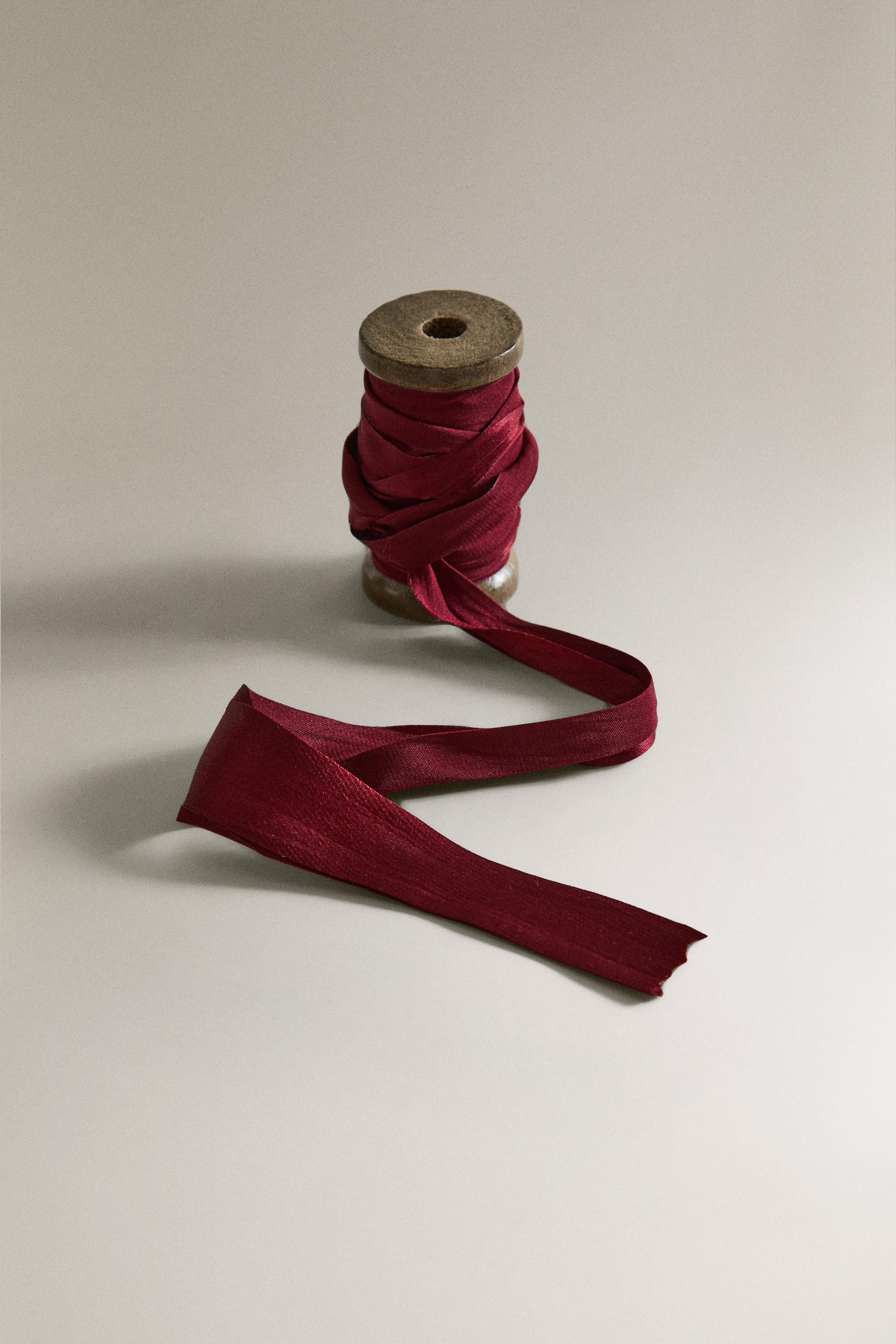 RUBAN CADEAUX SOIE NOËL